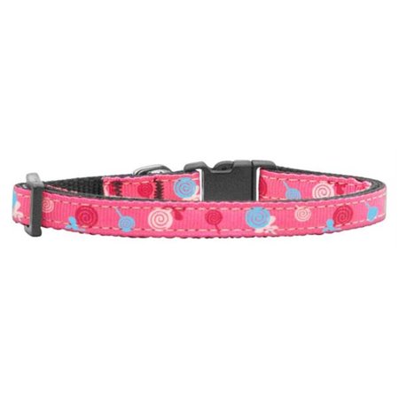 UNCONDITIONAL LOVE Lollipops Nylon Ribbon Collar Bright Pink X-Small UN763590